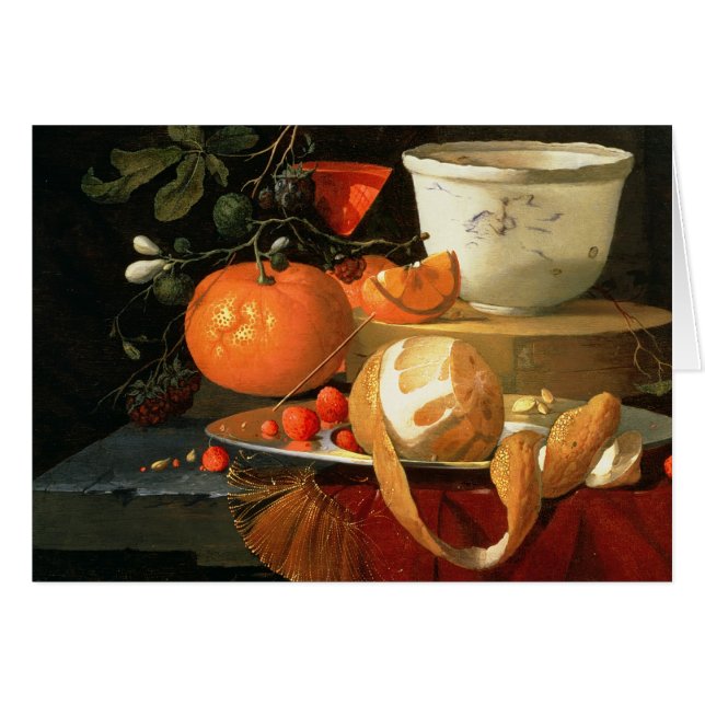 オレンジの静物画 (正面横)
