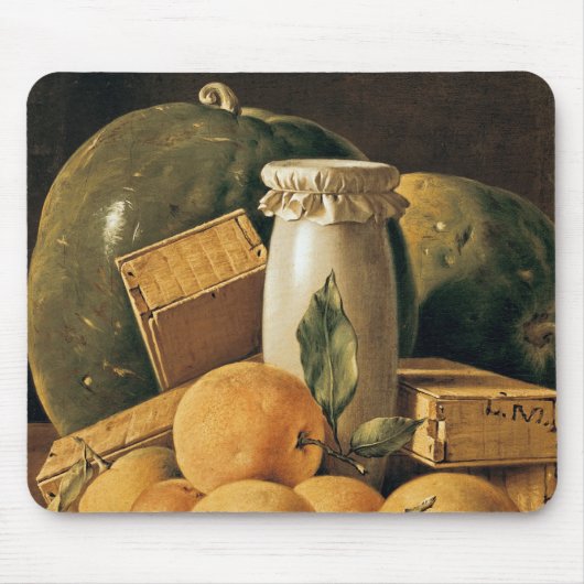 オレンジの静物画、スイカ マウスパッド (正面)