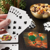 オレンジの髪の少女 トランプ (インサイチュ)