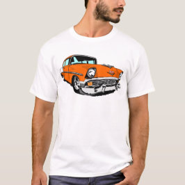 オレンジの1956年のBel Air Tシャツ