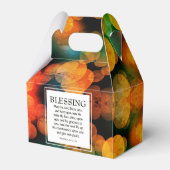 オレンジの《写真》ぼけ味は主あなた賛美のクリスチャン フェイバーボックス (裏面サイド)