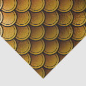 オレンジはかりで測と黄色の切り離し魚 薄葉紙 (詳細)