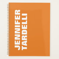 オレンジはっきりしたミニマルモダンプロフェッショナル