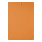 オレンジはっきりしたミニマルモダンプロフェッショナル ミニクリップボード (裏面)