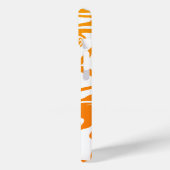 オレンジはっきりした大理石テクスチャiPhoneケース Case-Mate iPhoneケース (裏面 / 左)