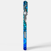 オレンジはっきりした色クラゲ青海名前をカスタムする Case-Mate iPhoneケース (裏面 / 右)