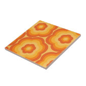 オレンジはっきりした色Y2Kワイルドフラワー鮮やか春デコール タイル (側面)