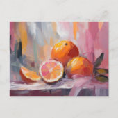 オレンジはまだモダン印象派の芸術 ポストカード (正面)