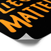 オレンジはアンチおもしろいトランプの政治的抵抗の贈り物 ポスター (角)