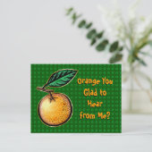 オレンジは嬉しい？ ポストカード (スタンド正面)