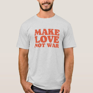オレンジは戦争ではなく愛を作る Tシャツ