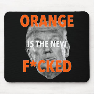 オレンジは新しいfaksは…ドナルド・トランプ マウスパッド