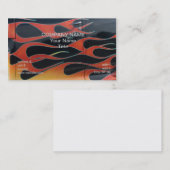 オレンジは黒の炎を改造します 名刺 (正面/裏面)