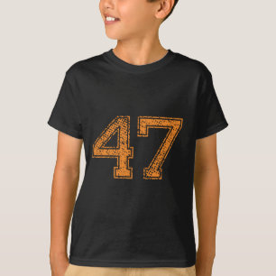 オレンジはJerzee数47.pngを遊ばします Tシャツ