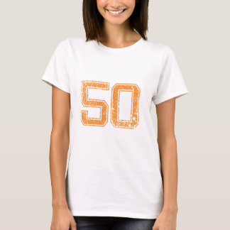 オレンジはJerzee数50.pngを遊ばします Tシャツ