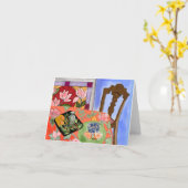 オレンジはNotecardをスライスします カード (黄色い花)