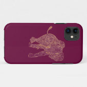 オレンジまたはラズベリー象のiPhone 5の場合 Case-Mate iPhoneケース (裏面(横))