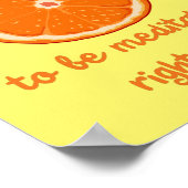 「オレンジめい想色は今が嬉しい」 ポスター (角)