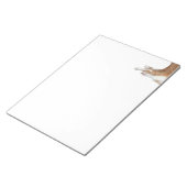 オレンジよくはしゃぐと白の虎猫 ノートパッド (アングル)