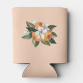 オレンジをテーマにしたかわいいシトラス ウェディングシャワーのお土産 缶クーラー (裏面)