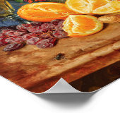 オレンジを使った静物生活 | ジョセフ・ラウアー ポスター (角)