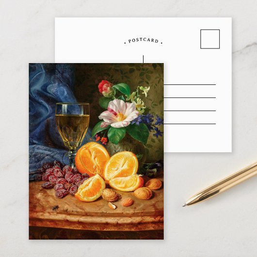 オレンジを使った静物生活 | ジョセフ・ラウアー ポストカード