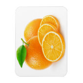 オレンジを切る マグネット (縦)
