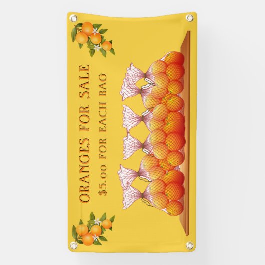 オレンジを売り上げカスタマイズ価格/バッグに合わせる 横断幕 (縦)