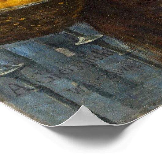 オレンジを売るユダヤ人のヴィンテージ ポスター (角)