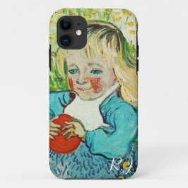 オレンジを持つ子供、1890年。ヴィンセント・ファン・ゴッホ iPhone 11 ケース