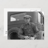 オレンジを選ぶのを待っている ポストカード (正面/裏面)