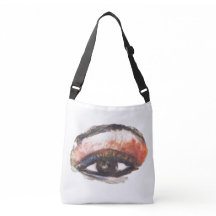 オレンジアイシャドウの十字の遺体袋