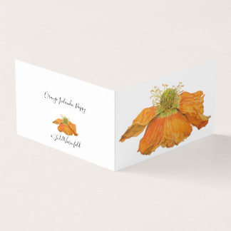 オレンジアイスランドのケシ