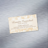 オレンジアイス《写真》ぼけ味磁気名刺 マグネット名刺 (インサイチュ)