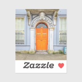 オレンジアイルランドドアステッカー シール