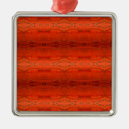 オレンジアステカ色 メタルオーナメント