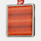 オレンジアステカ色 メタルオーナメント (左)