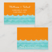 オレンジアットシー航海のズ結婚座席表 プレイスカード (正面/裏面)