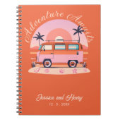 オレンジアドベンチャーアワitsヴィンテージカンパーバントラベル ノートブック (正面)