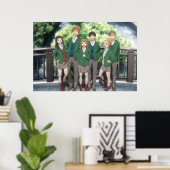 オレンジアニメ ポスター (ホームオフィス)