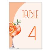 オレンジアペモダンロルスピリッツブライダルシャワー テーブルナンバー (裏面)