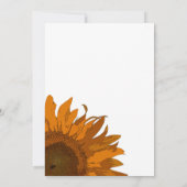 オレンジアポップ・アートのートサンフラワー卒業パーティー招待状 招待状 (裏面)