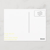 オレンジアマリリス ポストカード (裏面)