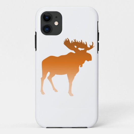 オレンジアメリカヘラジカ Case-Mate iPhoneケース (裏面)