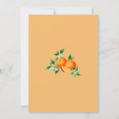 オレンジアリットかわいこちゃん柑橘系ベビーブランチ 招待状 (裏面)