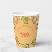 オレンジアリトルかわいこちゃん柑橘系ベビーブランチ 紙コップ (正面)