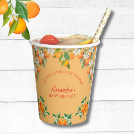 オレンジアリトルかわいこちゃん柑橘系ベビーブランチ 紙コップ