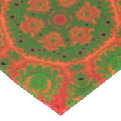 オレンジアンドグリーン万華鏡のように千変万化するパターンテーブルクロス テーブルクロス (アングル)