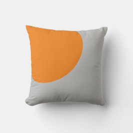 オレンジアンドグレー抽象芸術アート装飾用クッション クッション