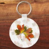 オレンジアンドゴールデン紅葉 キーホルダー (正面)